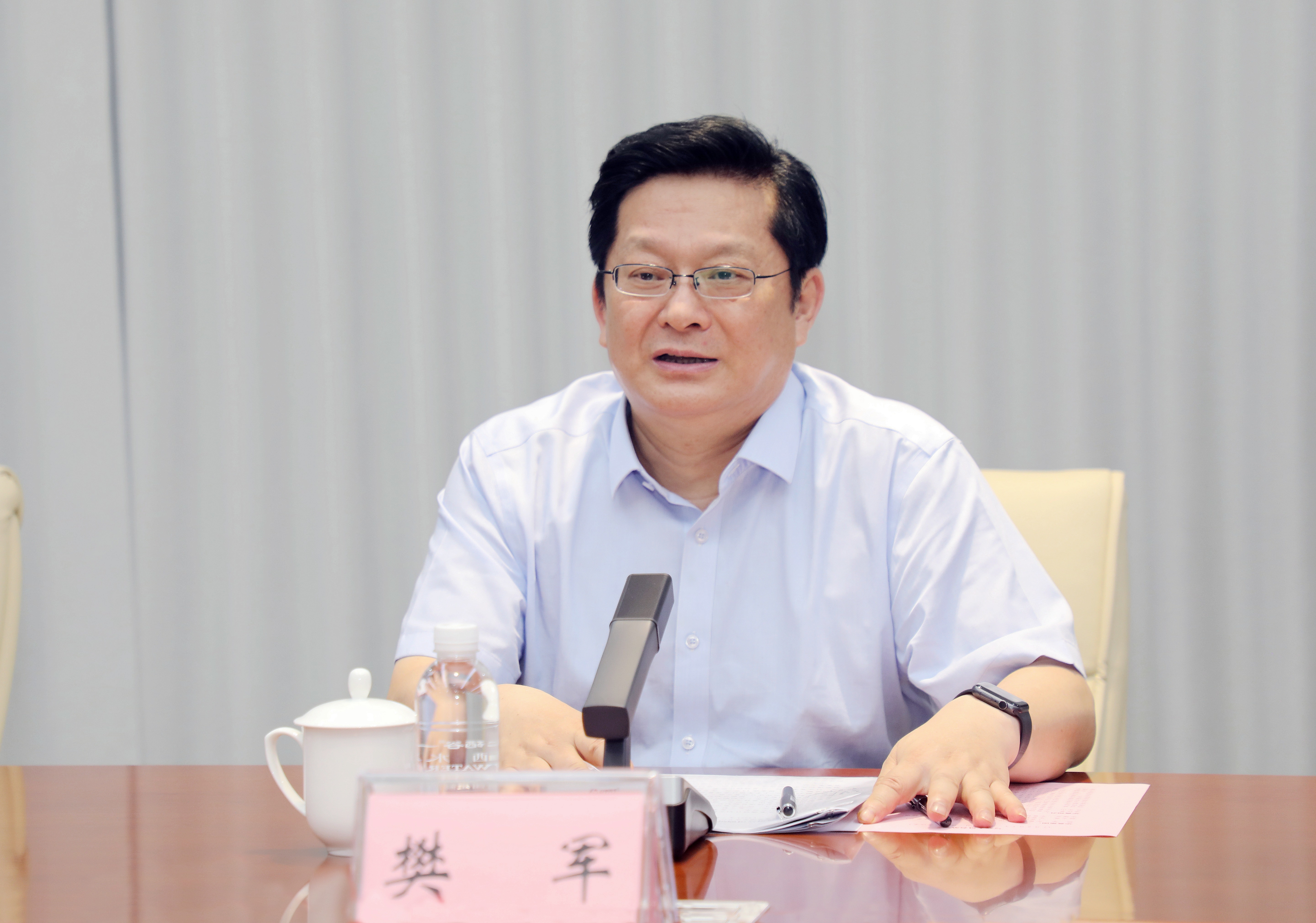 樊军到广东会贵宾厅(中国区)官方网站第二基地调研 要求谋新篇 布新局 加快向高端化绿色化智能化迈进-1.jpg